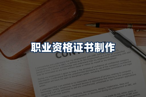 职业资格展示